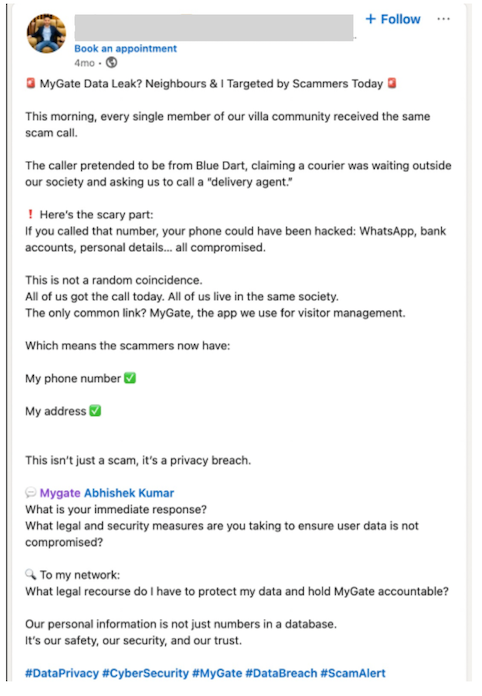 Community complaint screenshot 4